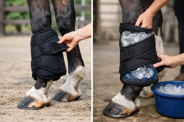 horse-tendon-pad-vs-ice-therapy